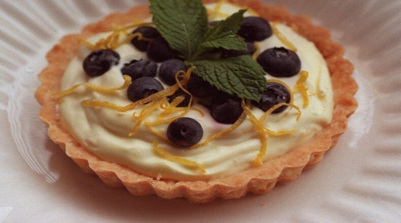Mixed Berry Tart with Lemon Mousse. (Andrew Johnston/Detroit Free Press/TNS)