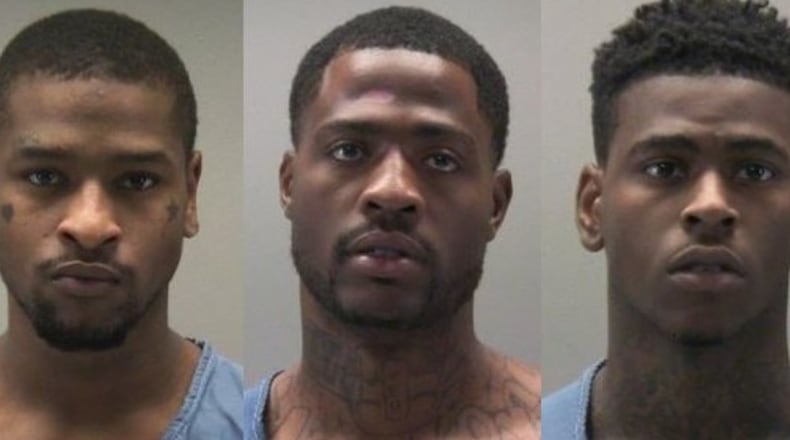 Daylequan S. Arnold Jr., left, Deon M. Harris Jr., center, and King A. Turner, right  MONTGOMERY COUNTY PROSECUTOR'S OFFICE
