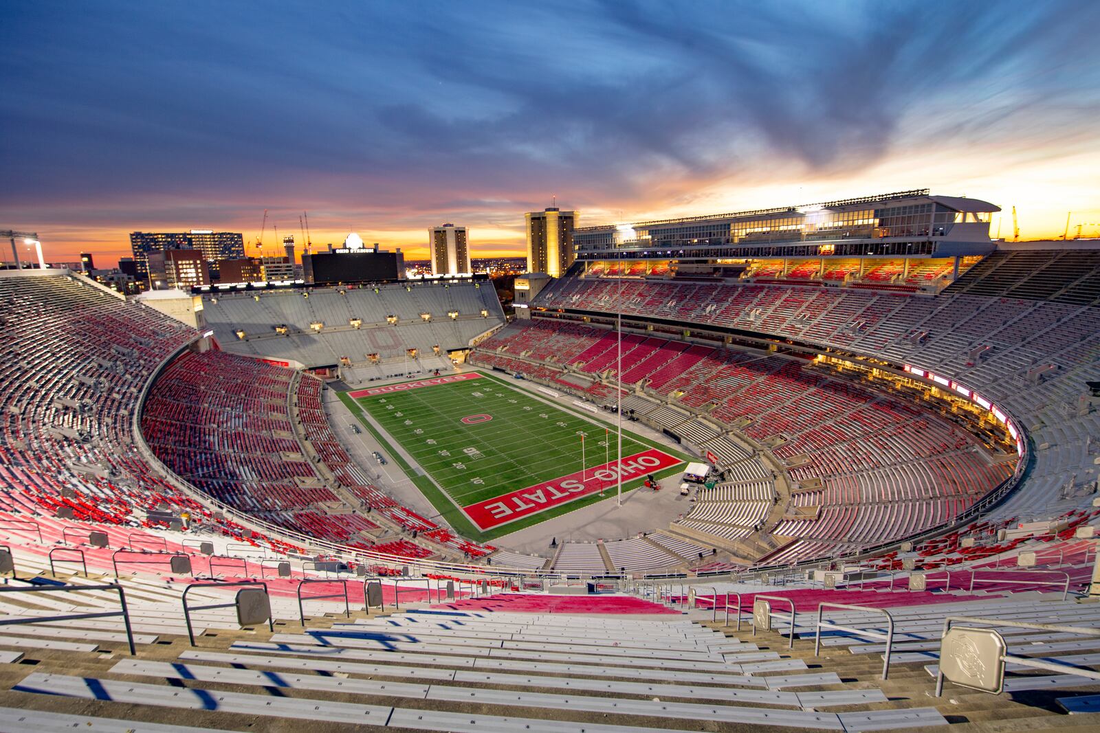 Columbus, OH - November 19, 2021 - Ohio State University: A view of Ohio Stadium prior to College GameDay Built by the Home Depot.
(Photo by Phil Ellsworth / ESPN Images)