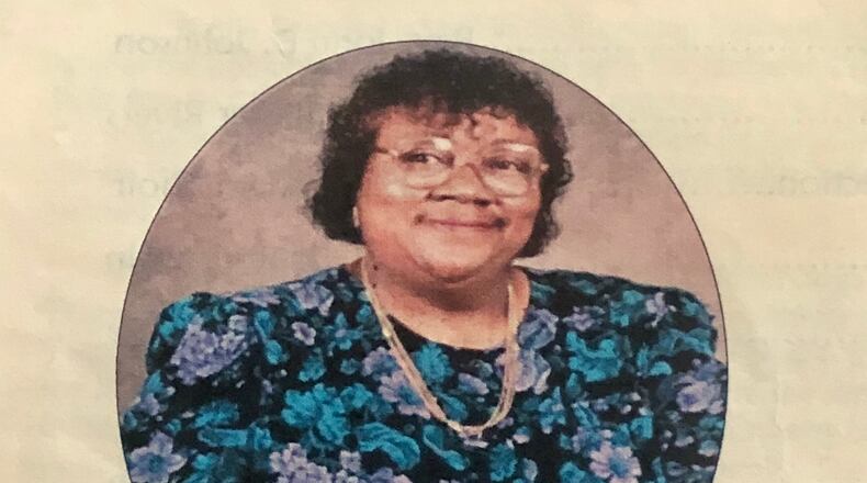 Photo of Amelia Robinson’s grandmother, the late Nellie Mae Robinson.  This is not the look Nellie gave her misbehaving grandchildren in church.