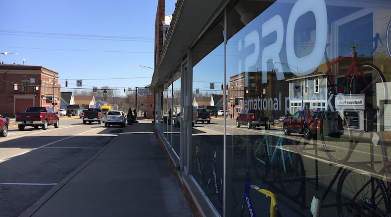 Bellbrook is looking to make improvements to downtown with a streetscape project. Improvements would focus on mostly Main and Franklin streets. STAFF/BONNIE MEIBERS