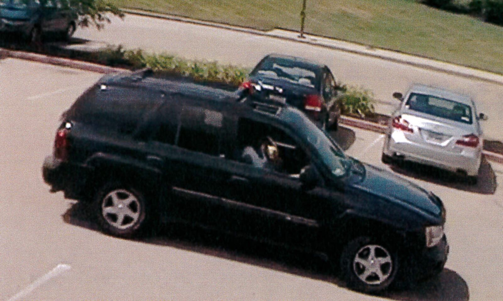 Security video captured the SUV that the ARC said abandoned two dogs outside their building on June 9. (Contributed photo/Montgomery County Animal Resource Center)