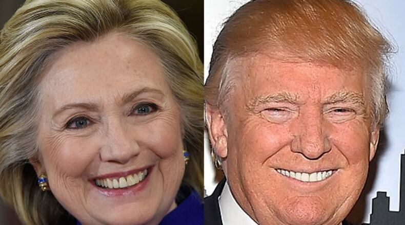 Donald Trump and Hillary Clinton