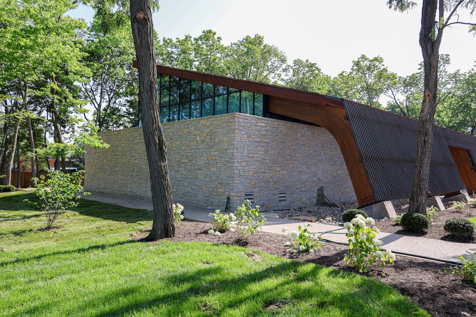 The City of Centerville is putting the finishing touches on renovations at Benham's Grove on North Main Street, including a newly-constructed 200-capacity event center. The event includes a main event space, outdoor terrace, bridal wing, groom's area and warming kitchen. BRYANT BILLING / STAFF