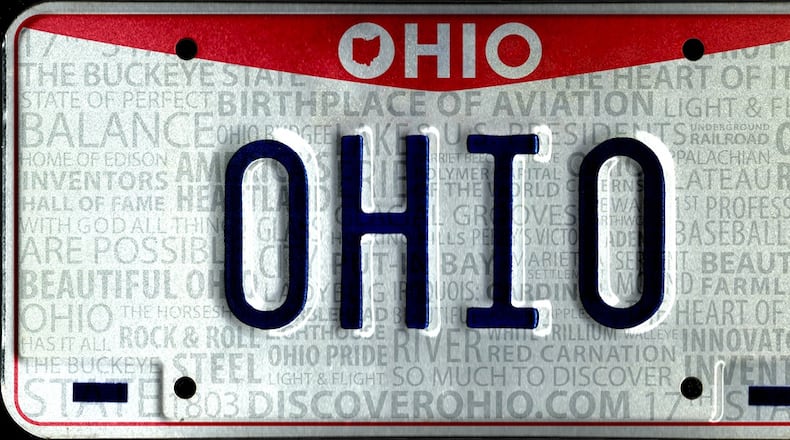 Ohio Senate votes to allow $5 licence plate fee increase