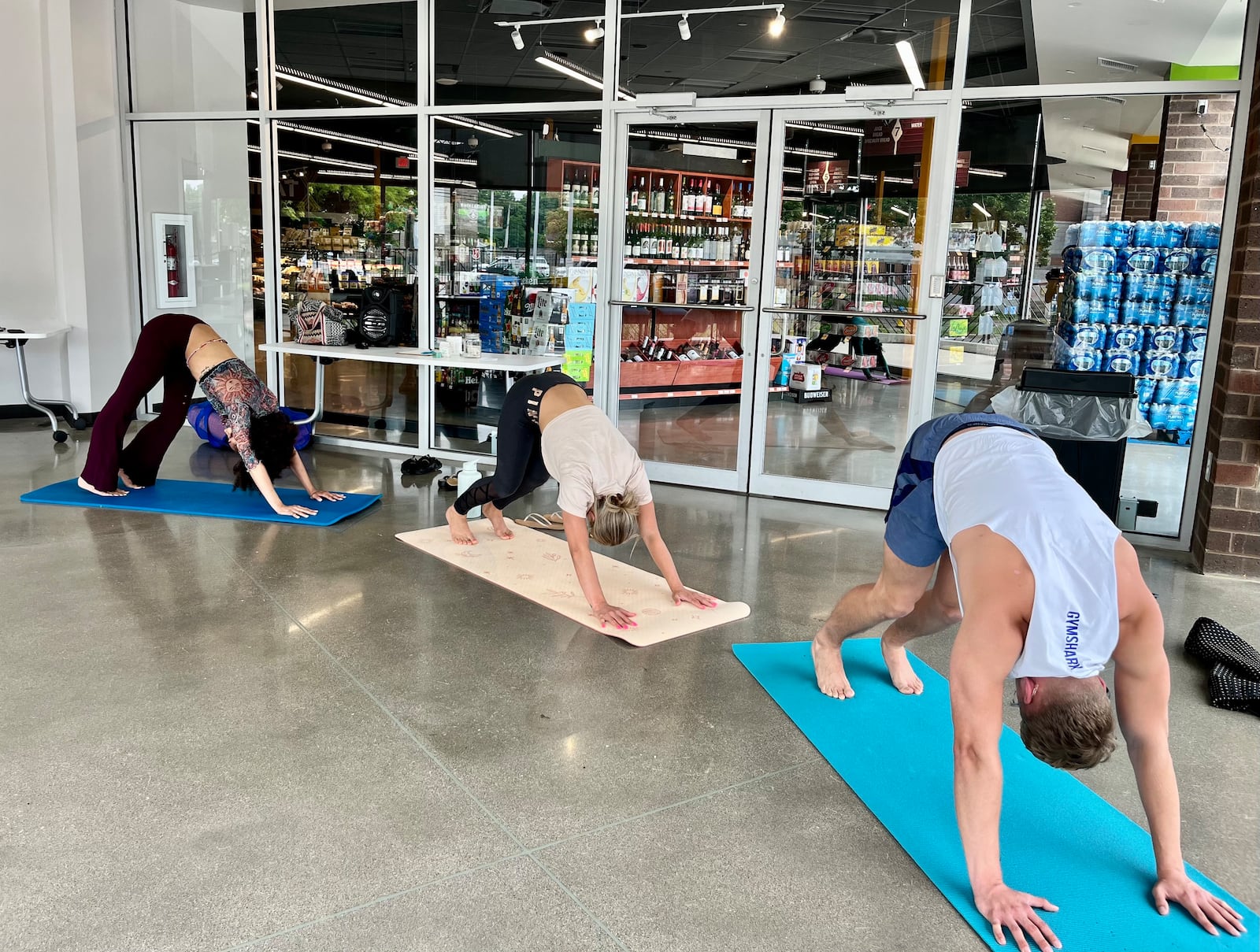 Gem City Market offers Self-Care Saturday Yoga as part of the market's mission to promote health and wellness. CONTRIBUTED