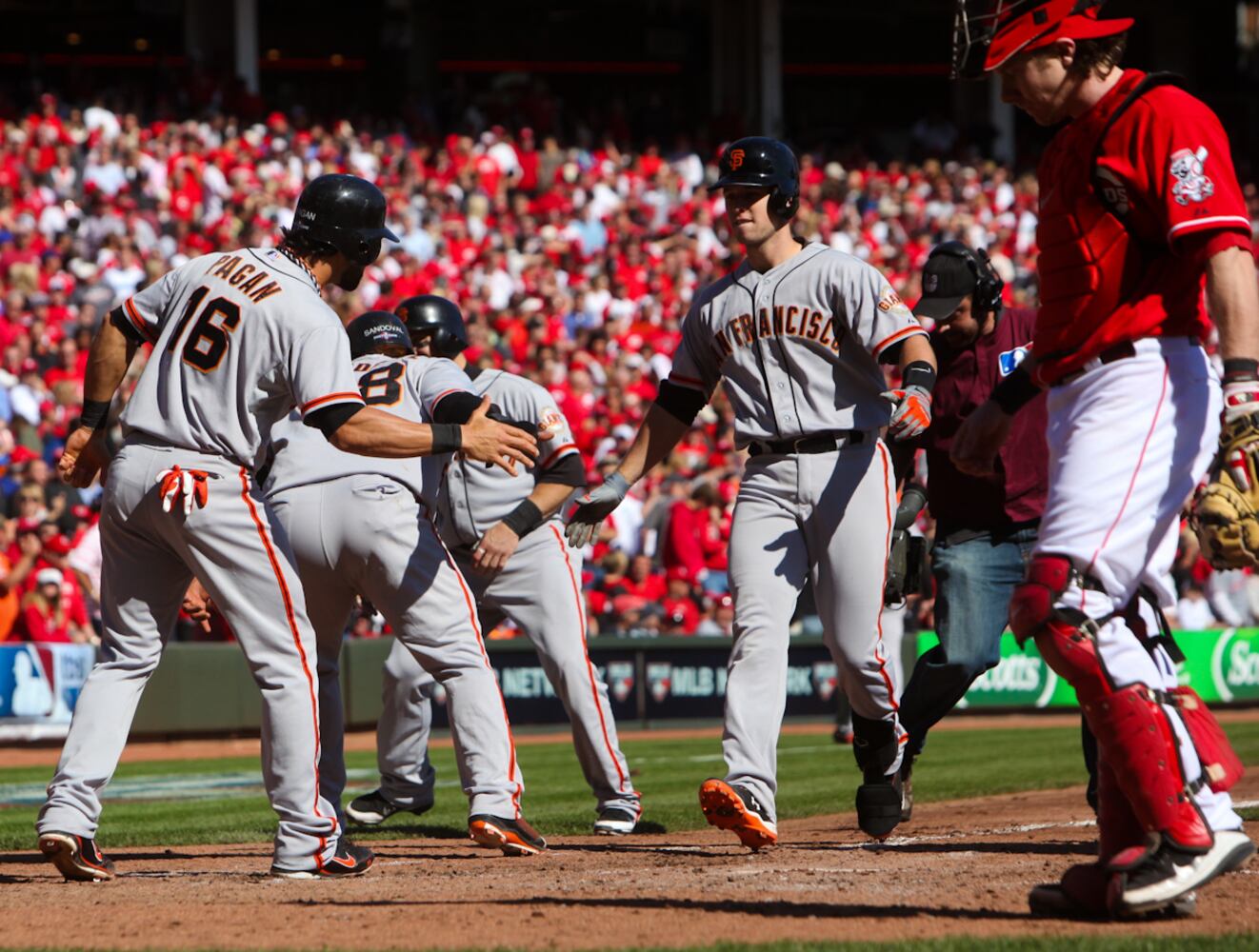 Reds vs Giants 2012 NLDS