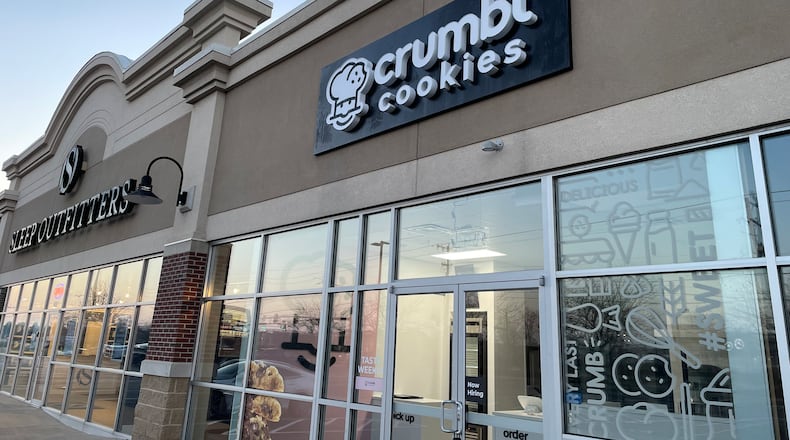 Crumbl Cookies is holding a grand opening on Friday, Jan. 12 at 4457 Feedwire Road in Centerville. NATALIE JONES/STAFF