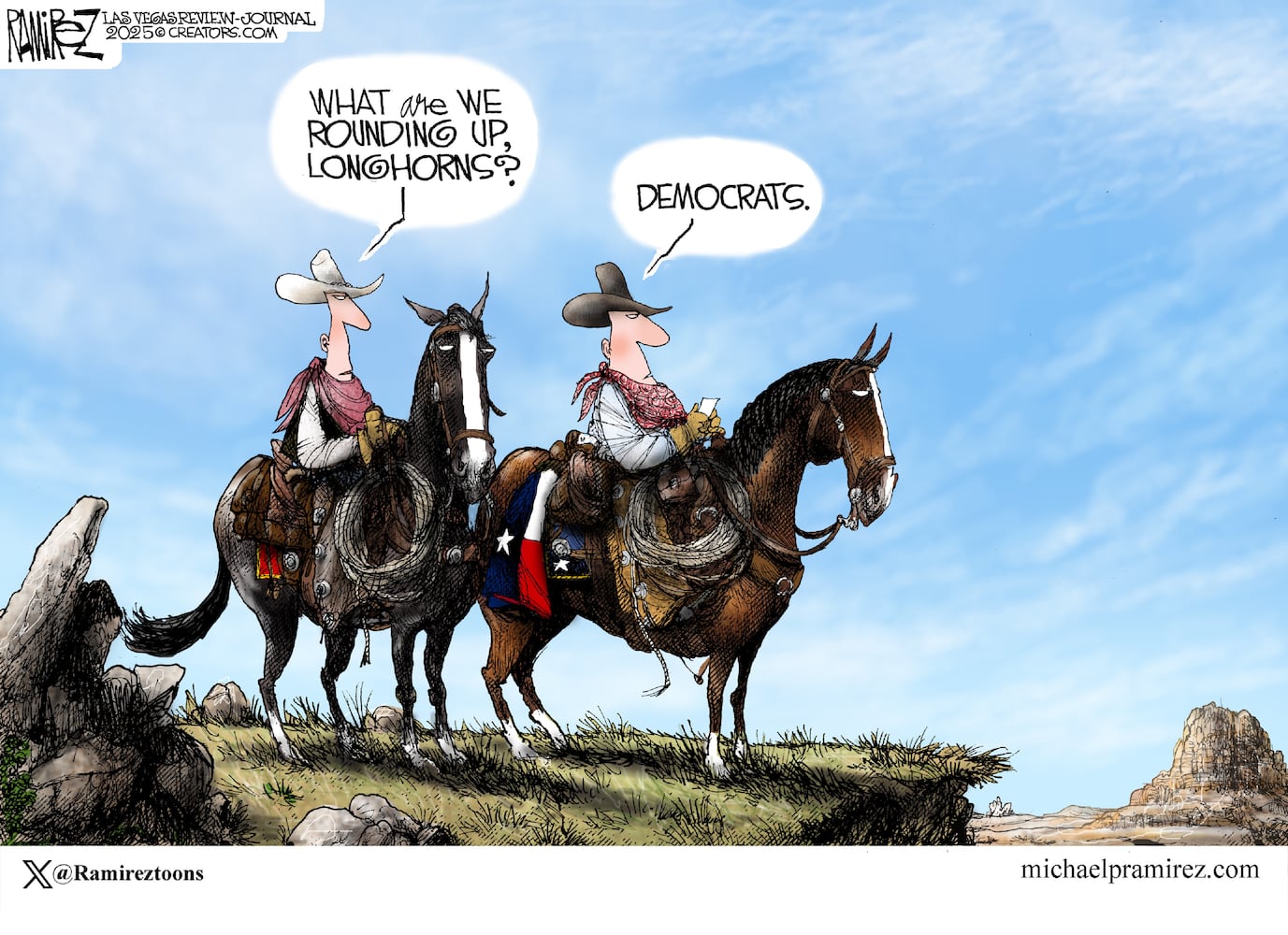 CARTOONS: Michael Ramirez, Aug. 12, 2025