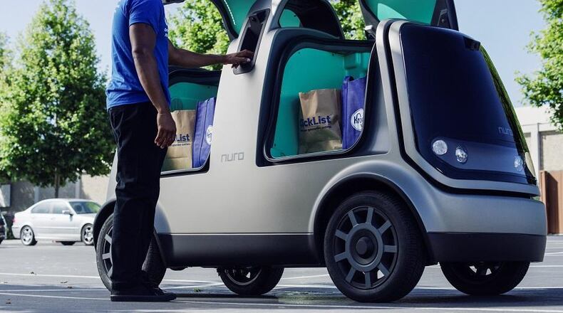 Kroger is testing unmanned vehicles to be used for delivery. CONTRIBUTED