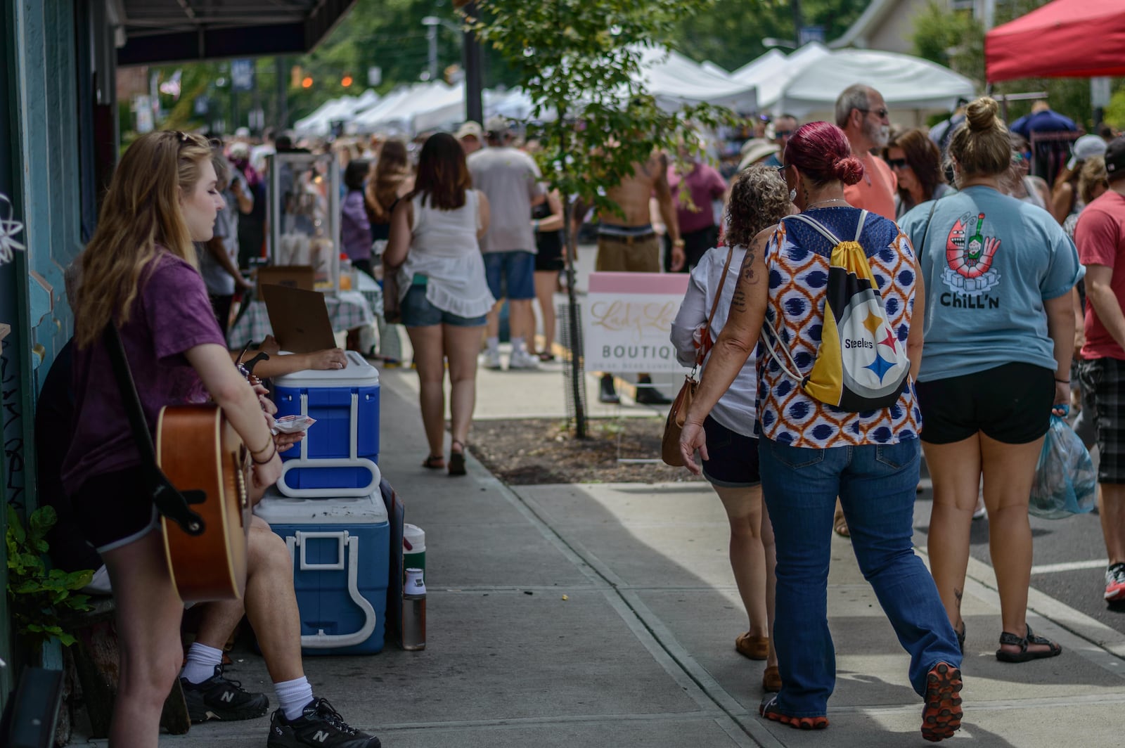 The Yellow Springs Street Fair was held Saturday, June 10 in downtown Yellow Springs. PHOTO / Tom Gilliam