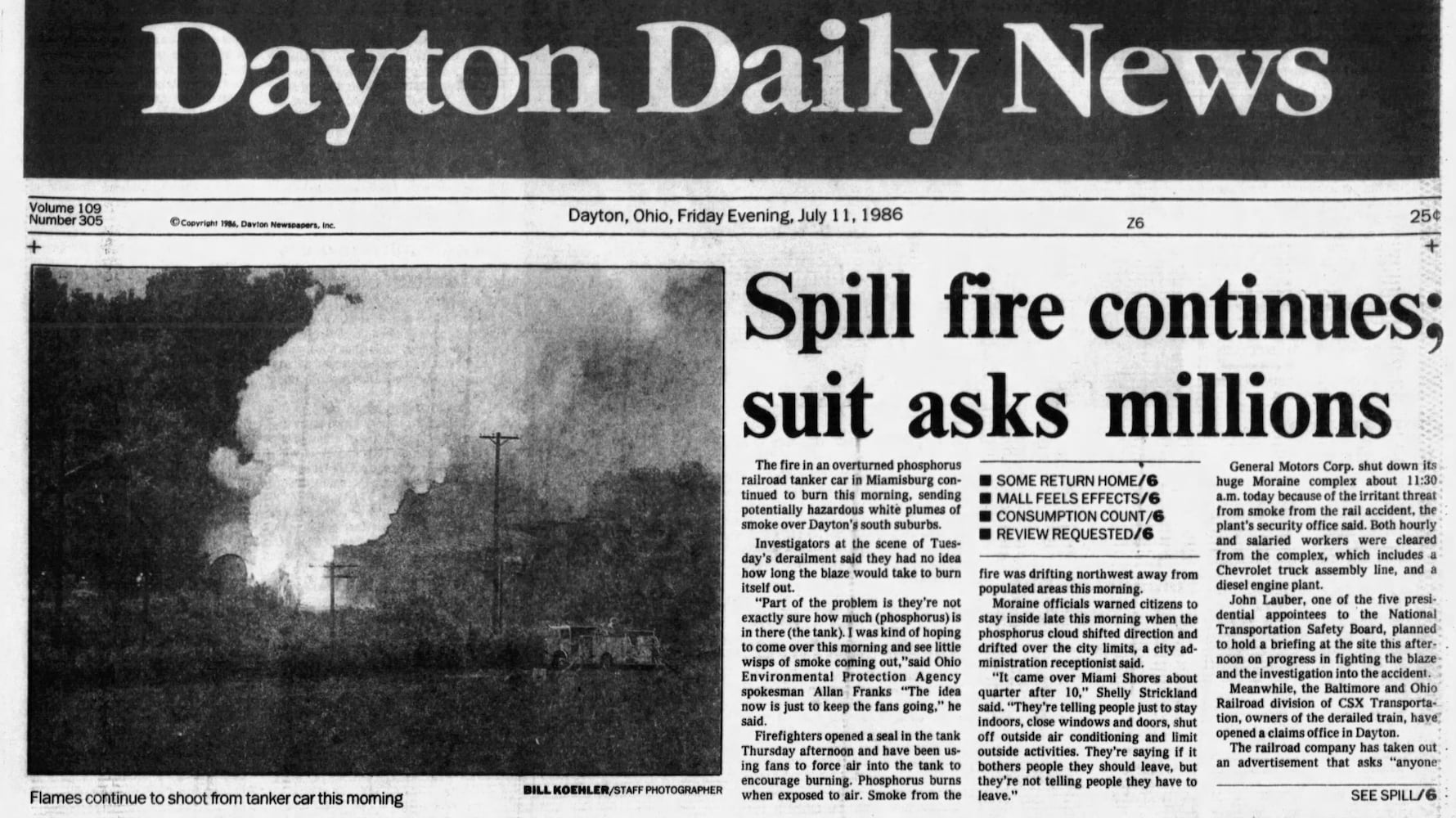 Dayton history pages
