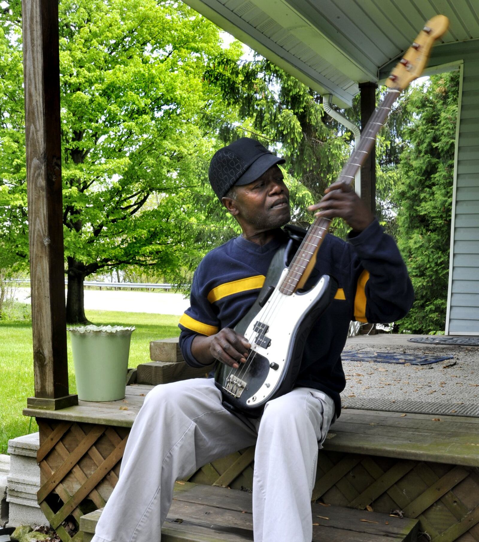 Ohio Players bassist Marshall “Rock” Jones is enjoying the quiet life in Jamestown. Staff file photo by Bill Lackey