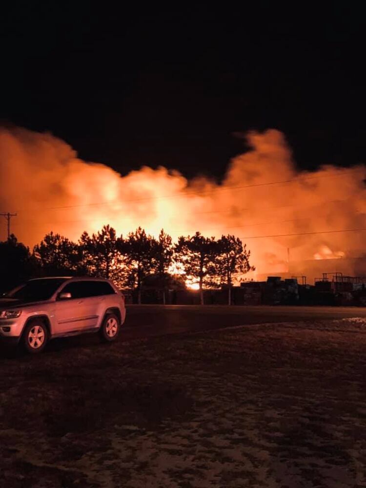 Fire crews are reportedly responding to large fire at the BDL Supply on Sprague Road in South Charleston.