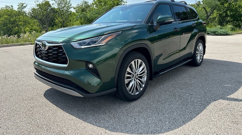 For the 2023 model year, the gasoline-powered Highlander has a new, high-torque, high-efficiency turbocharged four-cylinder engine. Contributed by Jimmy Dinsmore