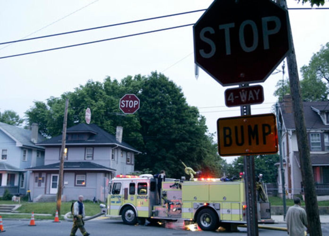 Fire at multi-family home
