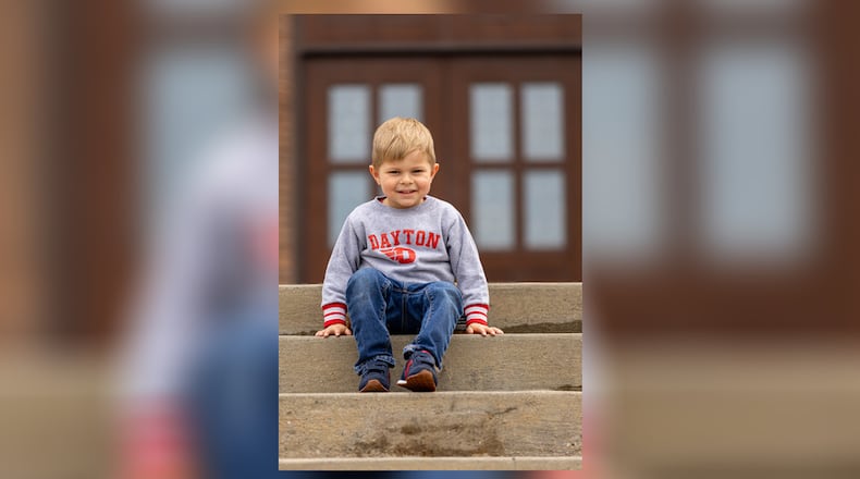 Vincent Palmer, a Dayton 4-year-old, was recently featured on NewsNation's new YouTube series "Whiz Kids." Photo by Mia Peppercorn