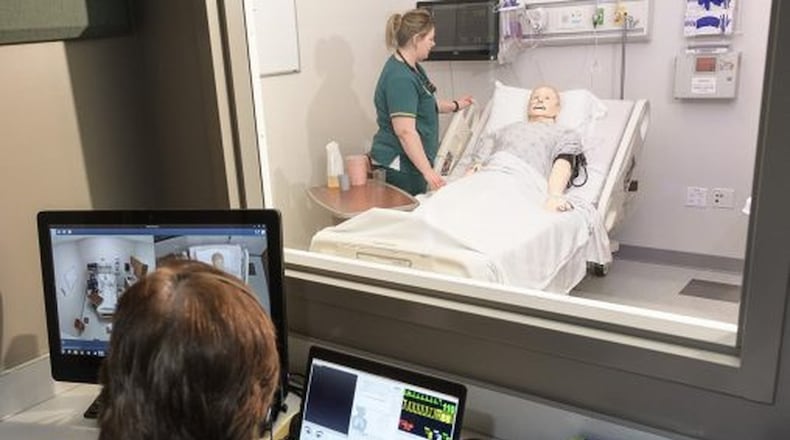Wright State nursing students who graduate in May 2020 will be able to begin working in health care settings with temporary licenses. CONTRIBUTED
