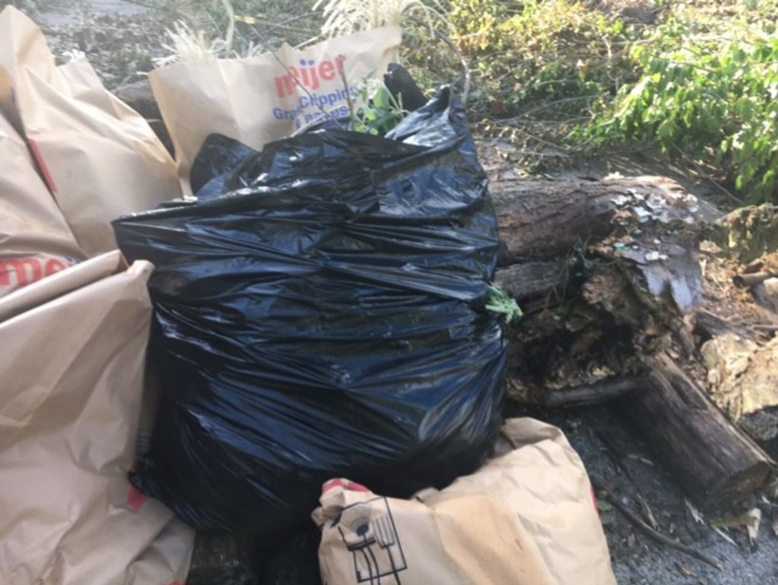 Dayton residents near Belmont Park think that dumping at the park takes away from the neighborhood and discourages people from visiting the park. MALIK PERKINS/STAFF PHOTO