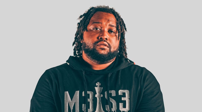 “Son of Hip Hop: A Rapumentary,” which has its world premiere at The Neon in Dayton on Thursday, March 3, follows Dayton-based rapper K.Carter as he makes music and organizes his second free For Dayton By Dayton at RiverScape MetroPark in Dayton in August 2021. CONTRIBUTED