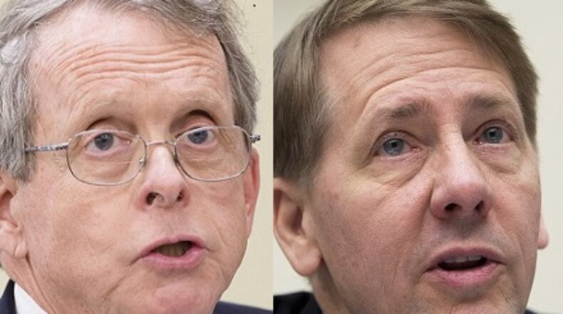Mike DeWine and Richard Cordray