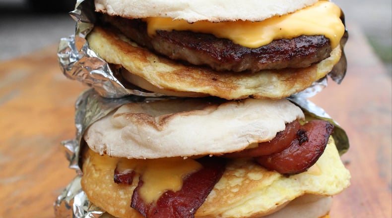 Son of a Biscuit and The Drunken Waffle will square off in the first ever Battle of the Breakfasts. The event is presented by Ghostlight Coffee and Son of a Biscuit. Pictured: food from Son of a Biscuit.