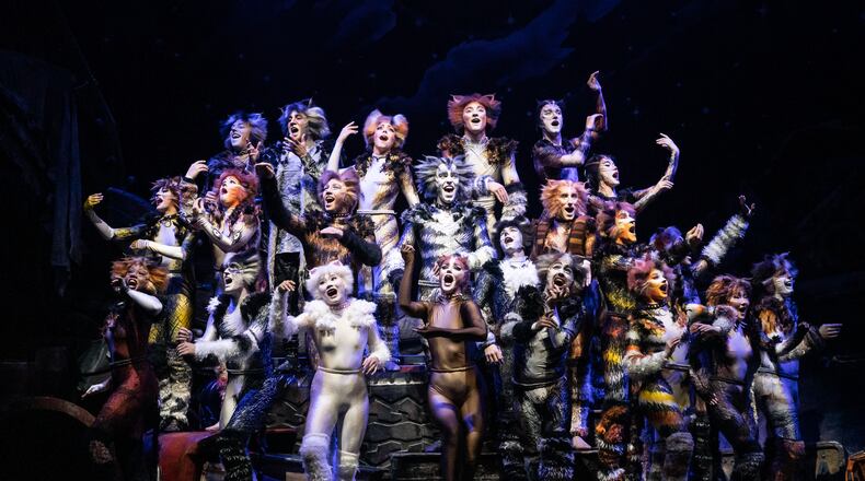 Wright State University graduate Megan Arseneau is part of the 2021-22 national touring company of the Broadway show "CATS.'' The show runs Tuesday through Sunday at the Schuster. CONTRIBUTED