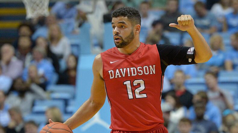 Davidson’s Jack Gibbs is the most dangerous man in the Atlantic 10. Photo by Grant Halverson/Getty Images