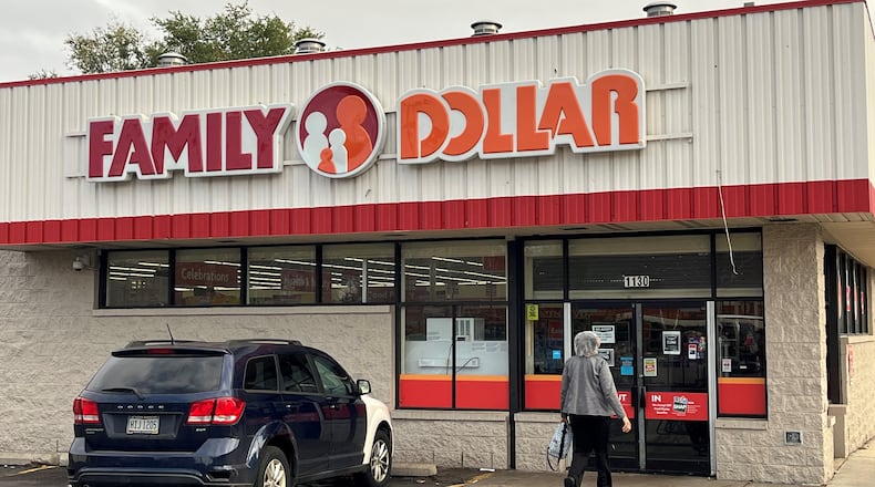 The Family Dollar at 1130 N. Main St. in Dayton is going to close in late November 2024. CORNELIUS FROLIK / STAFF