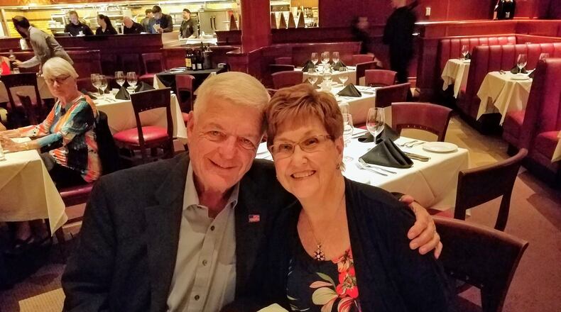 Sue Wilson, of Miami Twp., spends about five hours a week volunteering for The Oasis House and her husband, Dick Wilson, is a retired policeman who started the Disaster Response Team that has serviced nine states by assisting with relief following natural disasters. CONTRIBUTED