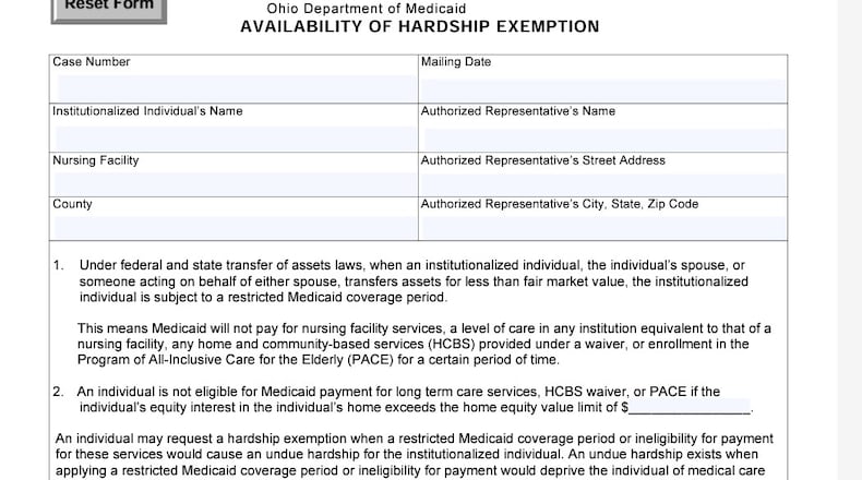 Public comment asks Ohio to revise estate recovery hardship rules