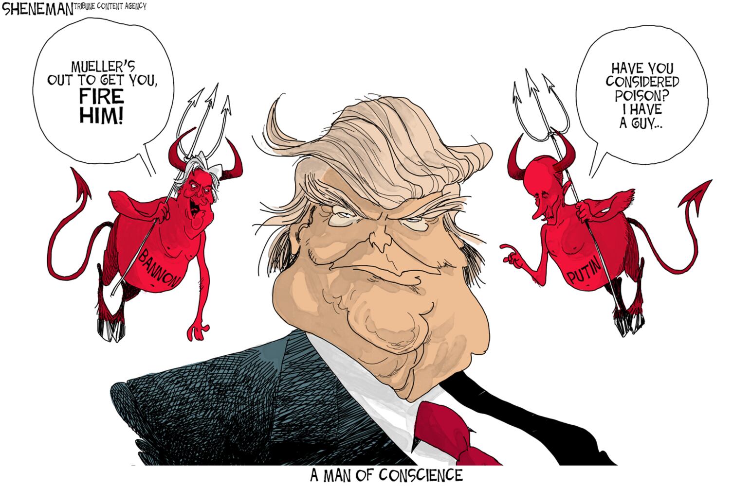 Week in cartoons: Guns, Russia, Trump and more