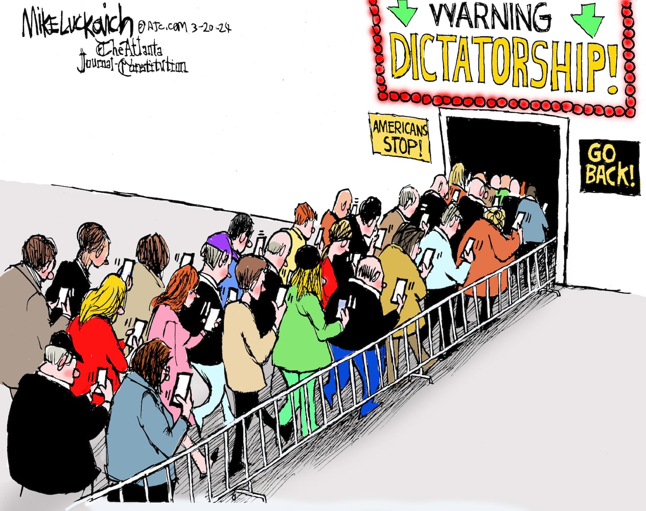 CARTOONS: Mike Luckovich, March 24, 2024