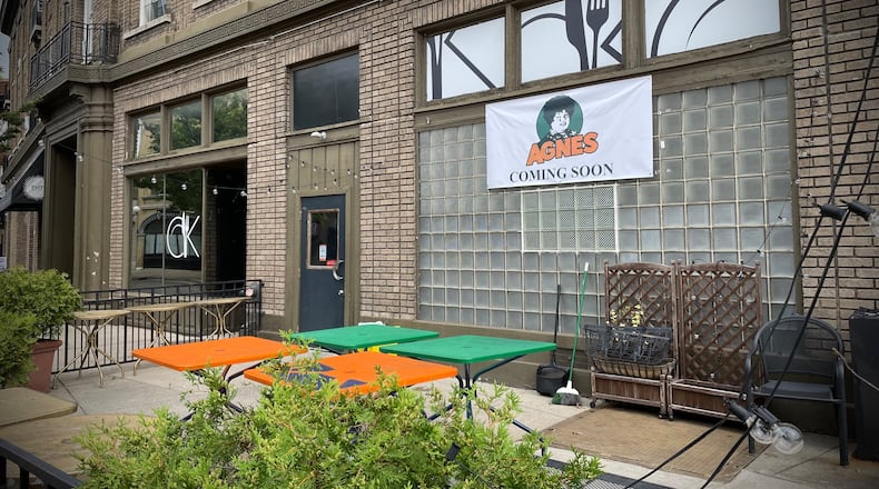 After operating out of the Wympee building on East Third Street for about four years, Agnes is moving to Dayton’s Oregon District. The Caribbean restaurant will be located at 613 E. Fifth St. in the former location of Corner Kitchen. NATALIE JONES/STAFF