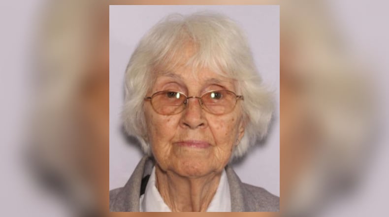 Susie Couch, 94, walked away from her home on Manchester Road at around 7 p.m. Sunday, Jan. 5, 2025. PROVIDED