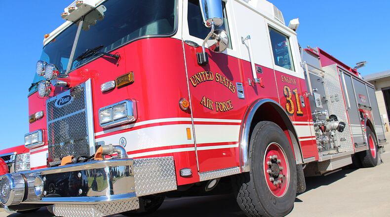 The 788th Civil Engineer Group fire department received approval to replace an antiquated and outdated station currently located in Area A. The new station will have modern design and space to house the fire trucks. Construction is scheduled to begin later this year. (U.S. Air Force photo/Stacey Geiger)