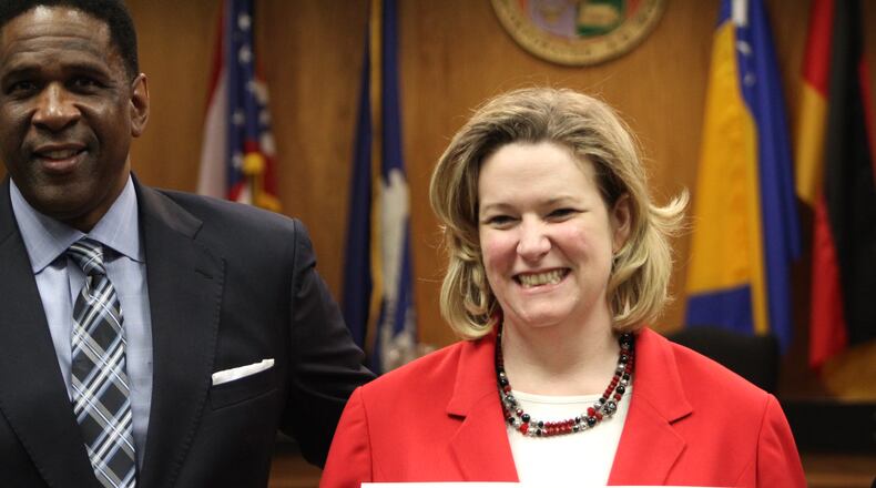 Dayton Mayor Nan Whaley says she’ll decide soon whether she will enter governor’s race. CORNELIUS FROLIK / STAFF