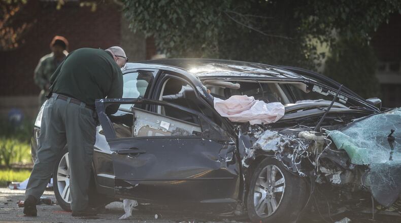 One person was killed and two injured in a head-on crash April 16, 2020, in the 2600 block of Old Troy Pike at Southshore Drive.