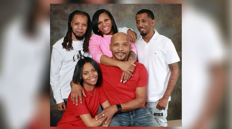 Robert Blackstone with his four children, Bobby, Robin, Quincy and Shataria. CONTRIBUTED