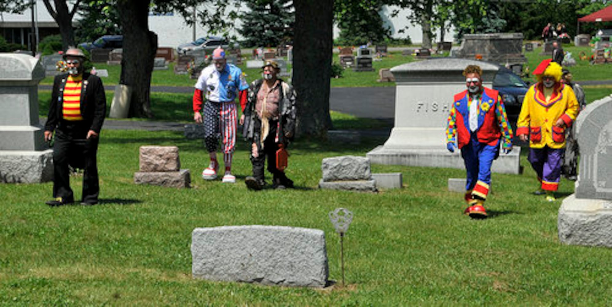 Clowns honor fallen friend