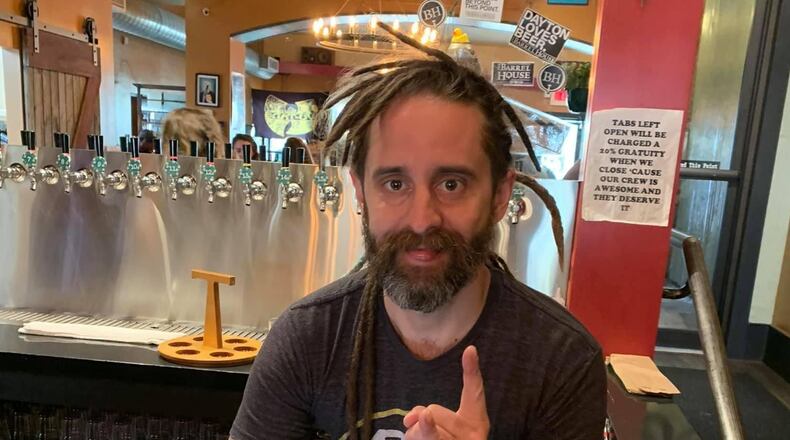 Matt Ross, a bartender and beloved fixture at The Barrel House in downtown Dayton.