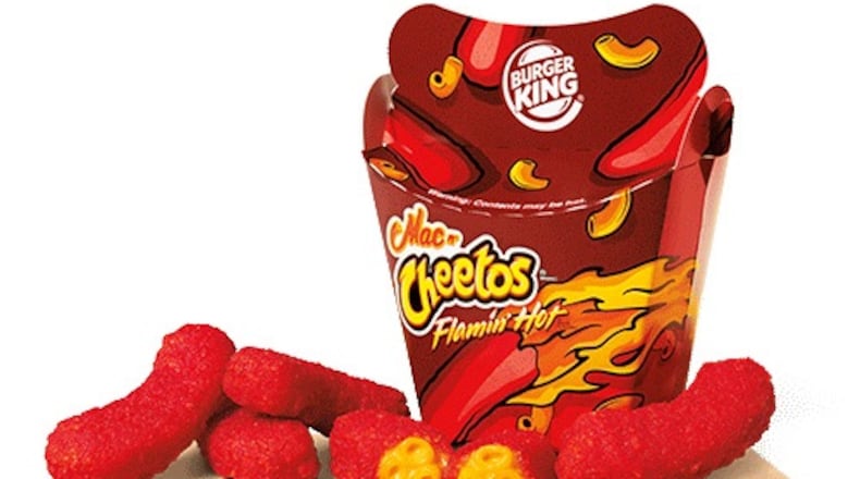 Burger King's Flaming Hot Mac n' Cheetos (Burger King)