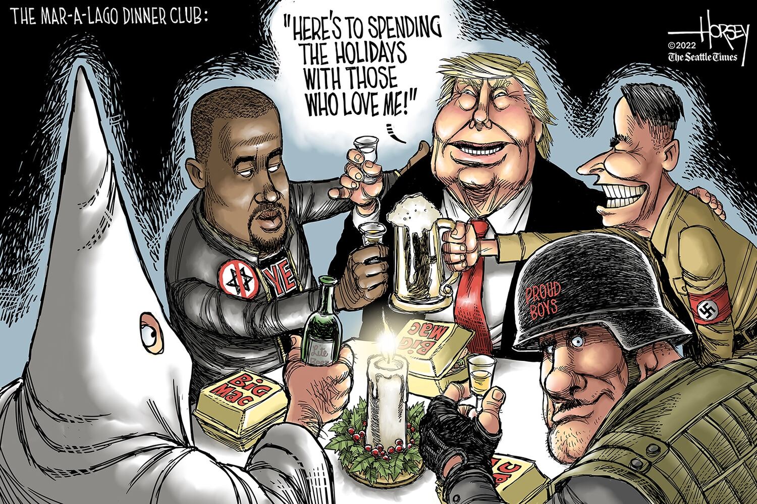 WEEK IN CARTOONS: Dinner with Trump, World Cup and more