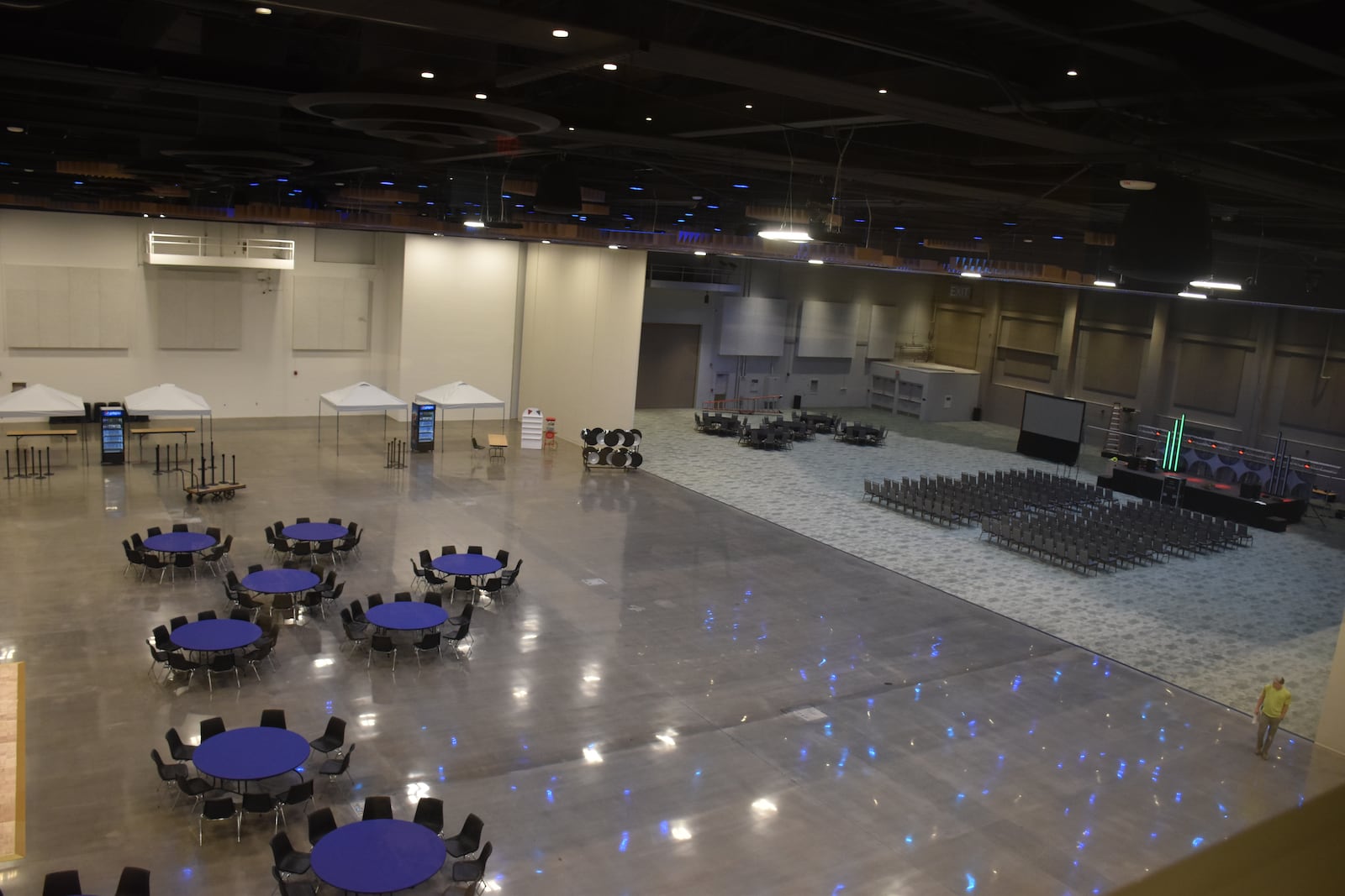 Exhibit halls in the Dayton Convention Center. CORNELIUS FROLIK / STAFF