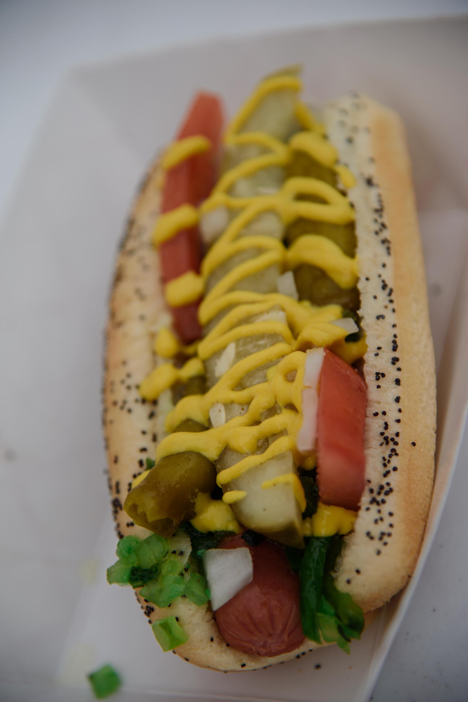 Chicago Gyros and Dogs was one of more than 50 trucks that particpated in this year's Miami County Gourmet Food Truck Rally.  PHOTO / TOM GILLIAM PHOTOGRAPHY