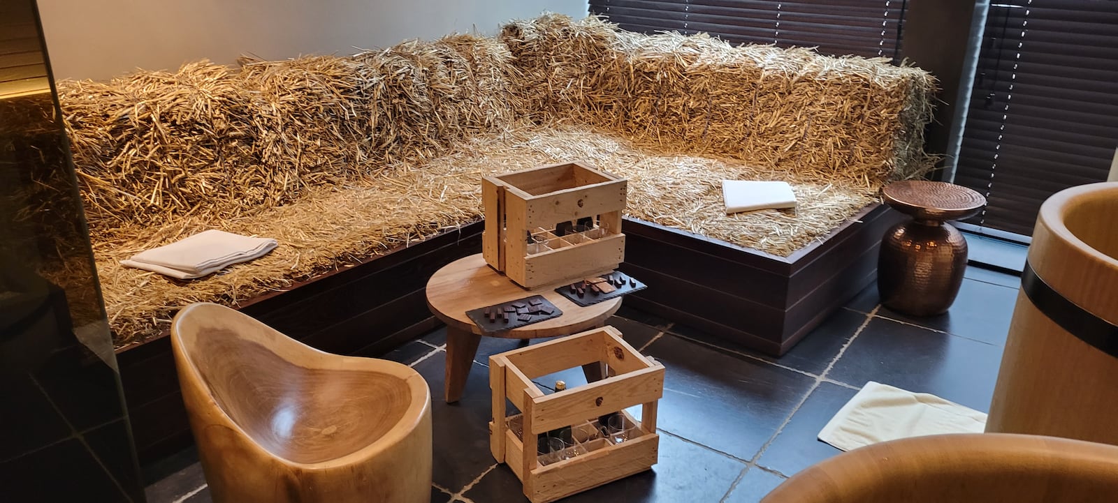 Pictured is the interior of Bath and Barley, a beer spa in Brussels, Belgium, that offers baths enriched with hops, barley and brewer's yeast. A similar business, Hops and Harmony, is in the works for Centerville. CONTRIBUTED