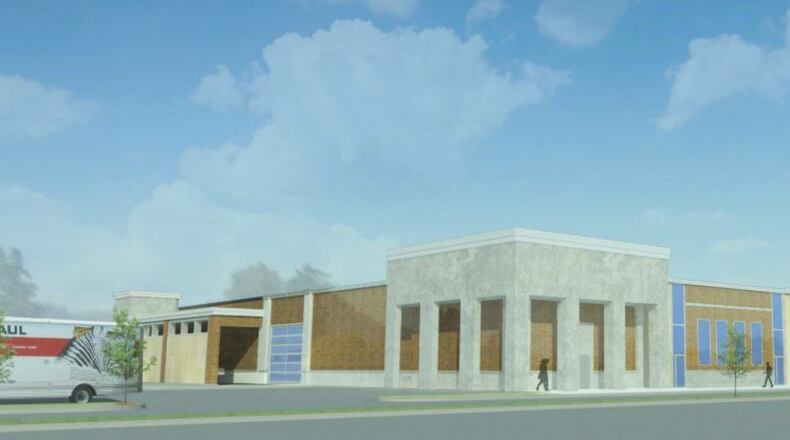 This is a rendering of what a redevelopment of the Hamilton West Shopping Center could look like. PROVIDED