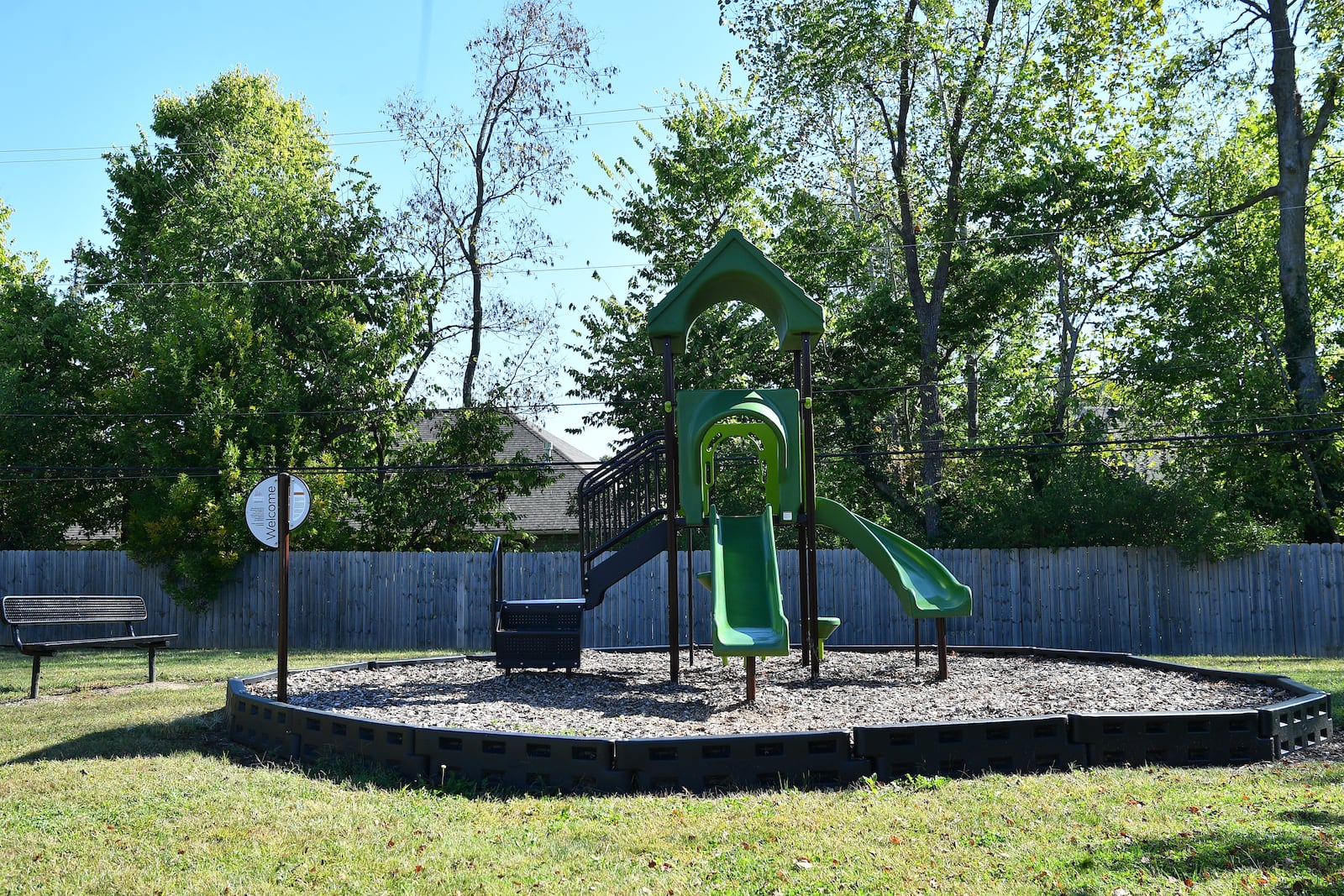 A play structure at a park on Miles Avenue in Tipp City. CONTRIBUTED