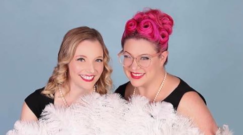 Eileen Earnest (left) is the new program manager at Fitton Stage Academy. She is seen here with Allison Rampa. CONTRIBUTED