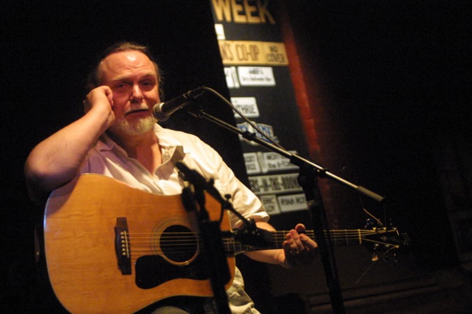  Michael "Mick" Montgomery at a 2003 Wood Guthrie show at Canal Street Tavern. Montgomery died on Jan. 13, 2018. Photo courtesy of Jan Underwood